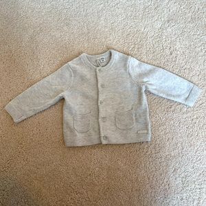 Janie and Jack gray unisex sweater